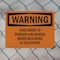 Signmission This Door To Remain Unlocked When Building, 14 in W x Rectangle, Plastic OS-2PACK-WS-P-1014-L-12426 - alternate 6